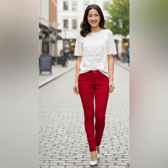 Rag & Bone Runched Ruffle Off White Blouse size 6 - Picture 16 of 16